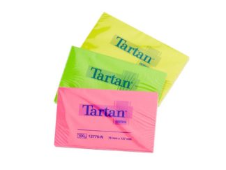 Notes adeziv Tartan Neon 76 x 127 mm