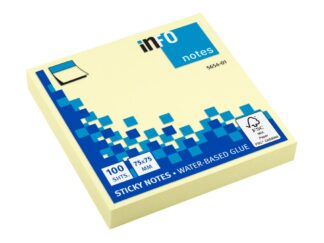 Notes adeziv Yellow 75 x 75 mm