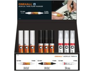 One4All Acrylic Twin Display Set