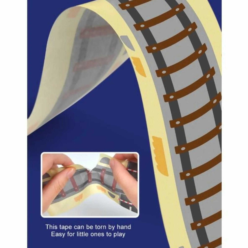 Orașul meu, Bandă adezivă Stradă, Semne circulație, Autocolant Șosea, Drumuri și Cale Ferată 4