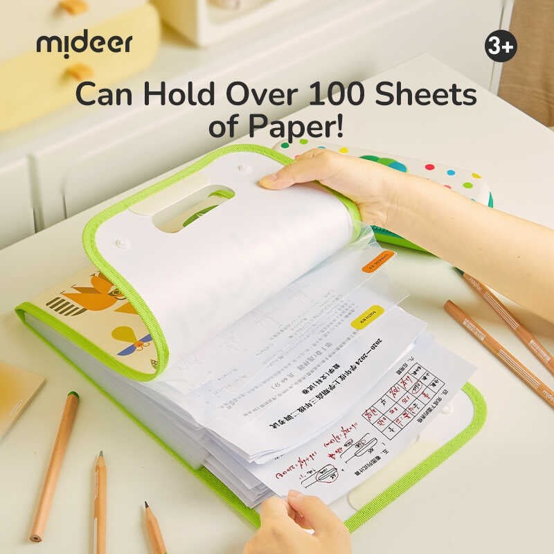 Organizator documente și desene, cu 13 buzunare tip acordeon, pentru picturi sau acte, 100 file 3