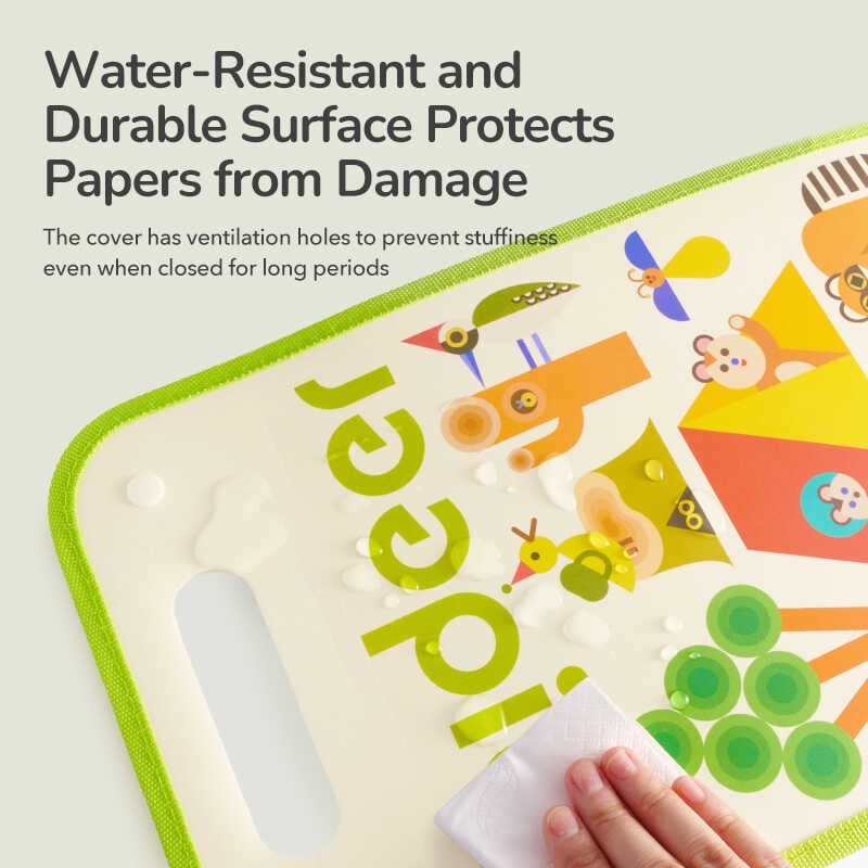 Organizator documente și desene, cu 13 buzunare tip acordeon, pentru picturi sau acte, 100 file 8