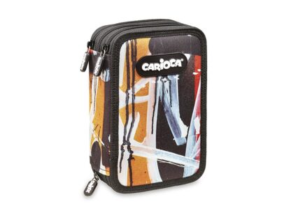 Penar echipat Carioca Spray 3 fermoare negru