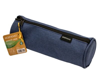 Penar neechipat tip etui 1 fermoar Econovo albastru