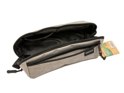 Penar neechipat tip etui 2 fermoare Econovo gri 2