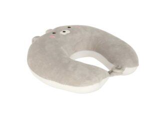 Pernă Călătorie 2 în 1 cu Jucărie Plus Pisică, Ergonomică, Pentru Copii, Somn și Relaxare