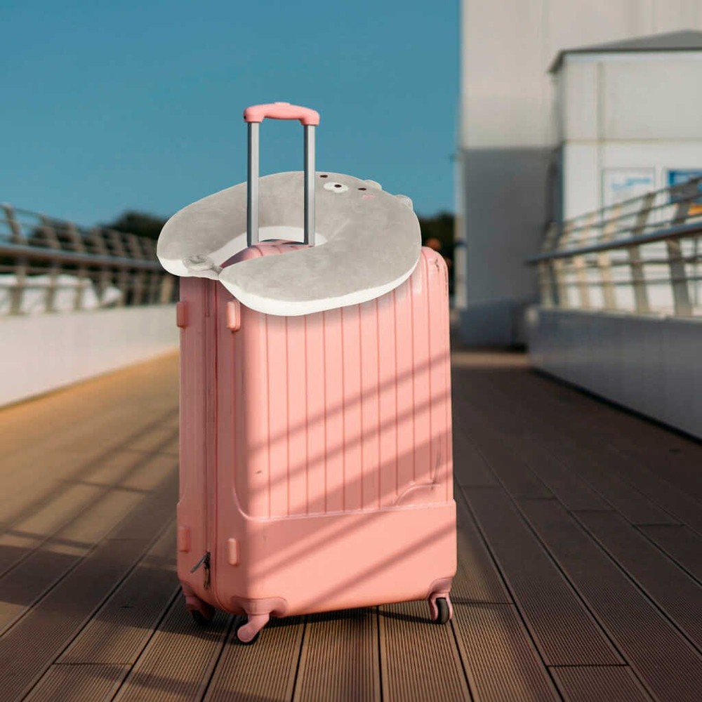 Pernă Călătorie 2 în 1 cu Jucărie Plus Pisică, Ergonomică, Pentru Copii, Somn și Relaxare 5