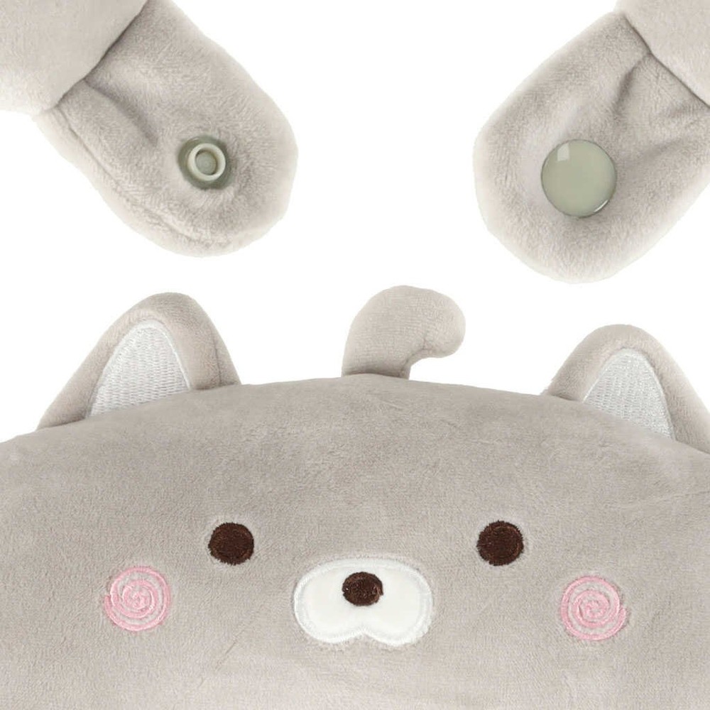 Pernă Călătorie 2 în 1 cu Jucărie Plus Pisică, Ergonomică, Pentru Copii, Somn și Relaxare 7