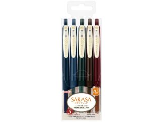 Pix cu gel 0.5 mm Zebra Sarasa Clip Vintage 1, 5/set