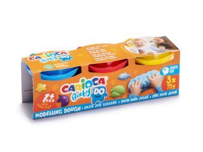 Plastilină Baby Dough Carioca 3x75 g/cutie
