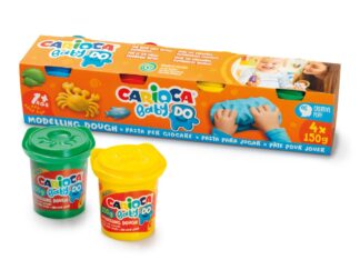 Plastilină Baby Dough Carioca 4 x 150 g, la cutie