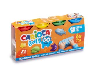 Plastilină Baby Dough Carioca 8x75 g/cutie