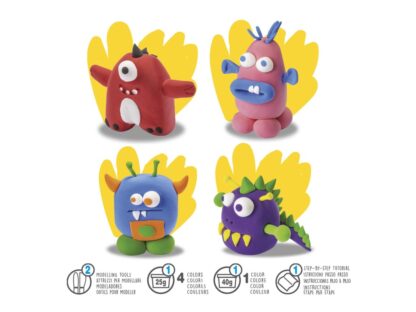 Plastilină ModeLight Carioca Aliens exemplu