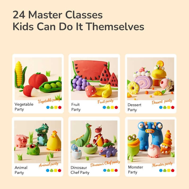 Plastilină pentru bebeluși, 18 luni+, 12 culori, moale 4