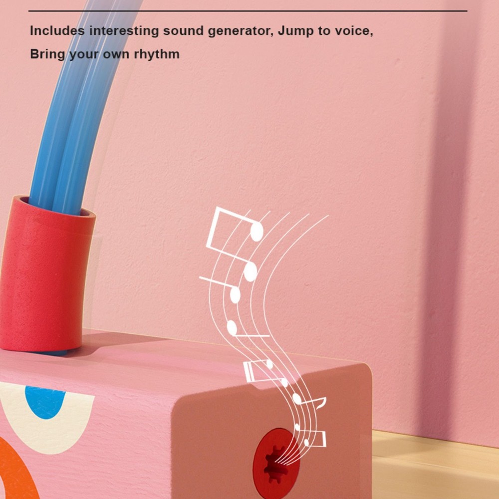 Pogo stick pentru copii, jucărie de sărit de la 3 ani, roz 7