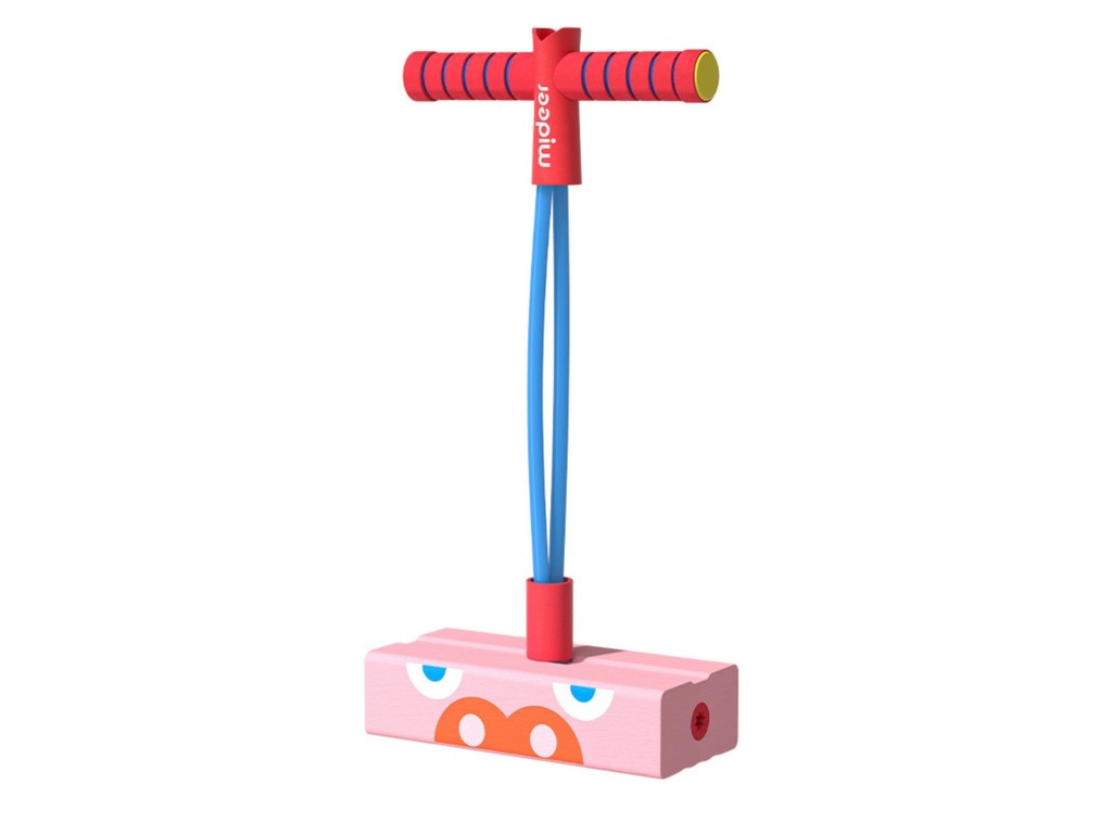 Pogo stick pentru copii, jucărie de sărit de la 3 ani, roz