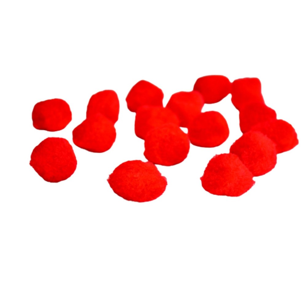 Pom-pom, 30 mm, roșu 4