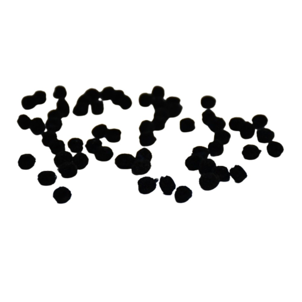 Pom-pom, 7 mm, negru 2