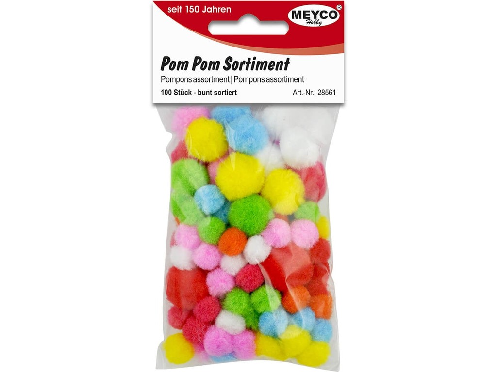 Pompoane mici, colorate