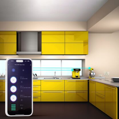 Prelungitor WiFi Tellur Smart, 3 porturi, PD30W, QC18W, 2xUSB 2.4A, 2500W, 10A, 2m 6
