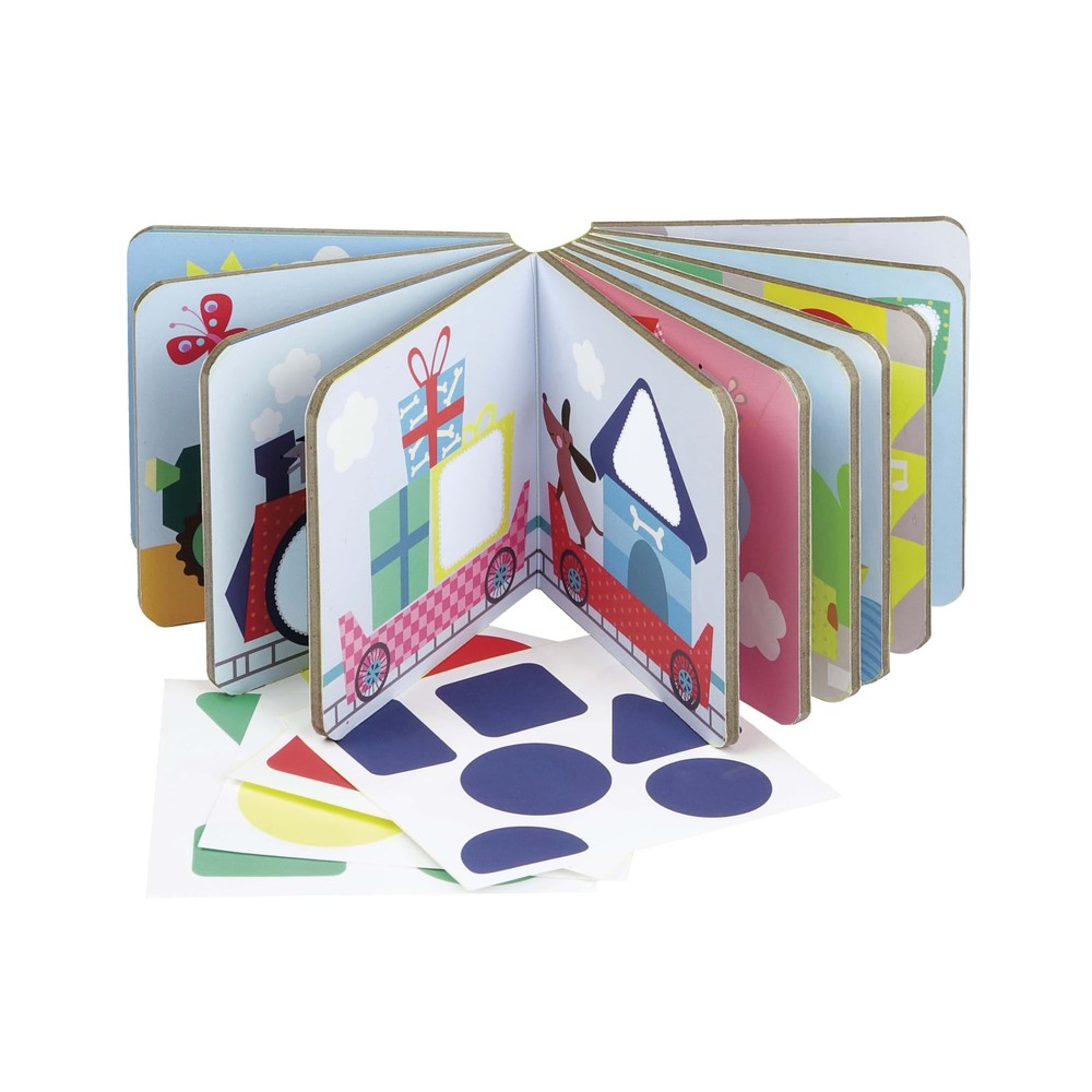 Prima mea carte cu stickere, Forme Geometrice 6