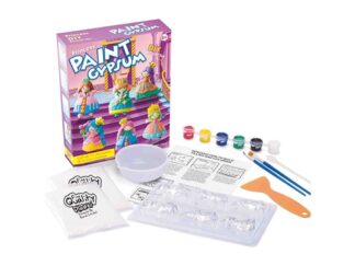 Prințese, Figurine din ipsos de pictat pentru copii, Kit complet DIY