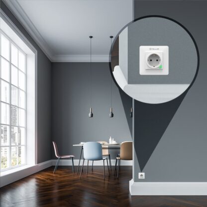 Priză de perete WiFi Tellur Smart, 3000W, 16A, alb 7