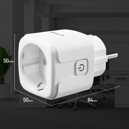 Priză WiFi Tellur Smart, monitorizare consum, 3680W, 16A, alb 10