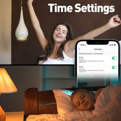 Priză WiFi Tellur Smart, monitorizare consum, 3680W, 16A, alb 8
