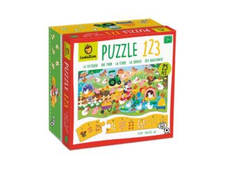 Puzzle 123 Ferma, Ludattica, 3 ani+