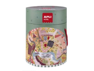 Puzzle Circular Harta Lumii Monumente, 48 piese