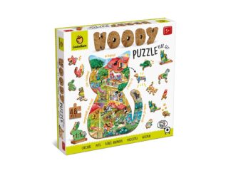 Puzzle de lemn Animale de companie, Ludattica, +5 ani