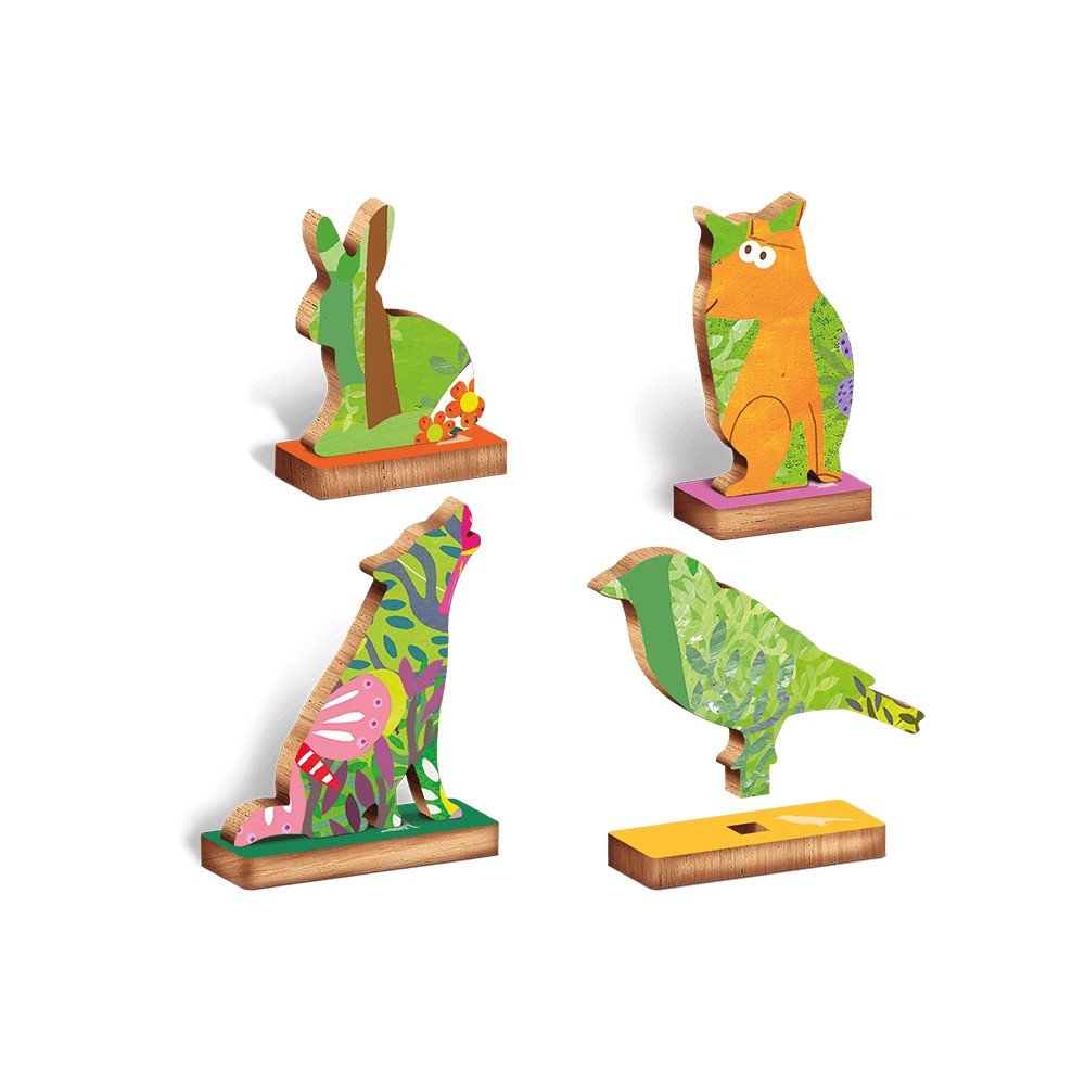 Puzzle de lemn Pădurea, Ludattica, + 5 ani, 48 piese 3