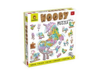 Puzzle de lemn Peisaje fantastice, Ludattica, + 4 ani, 48 piese