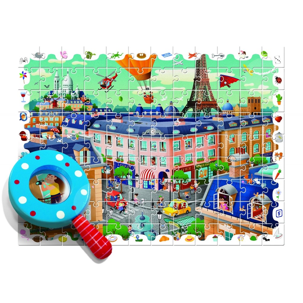 Puzzle Micul Detectiv Orașul, Ludattica, + 5 ani, 108 piese 2