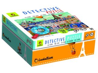 Puzzle Micul Detectiv Orașul, Ludattica, + 5 ani, 108 piese
