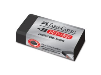 Radieră creion dust free neagră 24 Faber-Castell