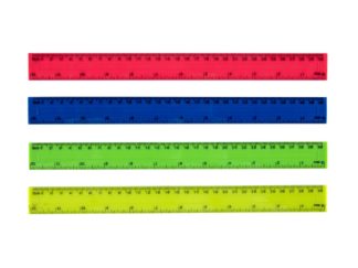 Riglă din plastic color