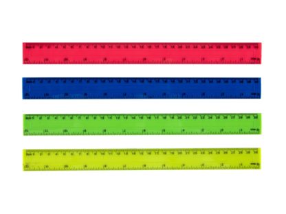 Riglă din plastic color