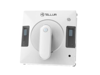 Robot curățare geamuri WiFi Tellur Smart, RWC02, 72W, două rezervoare apă, anti cădere, alb