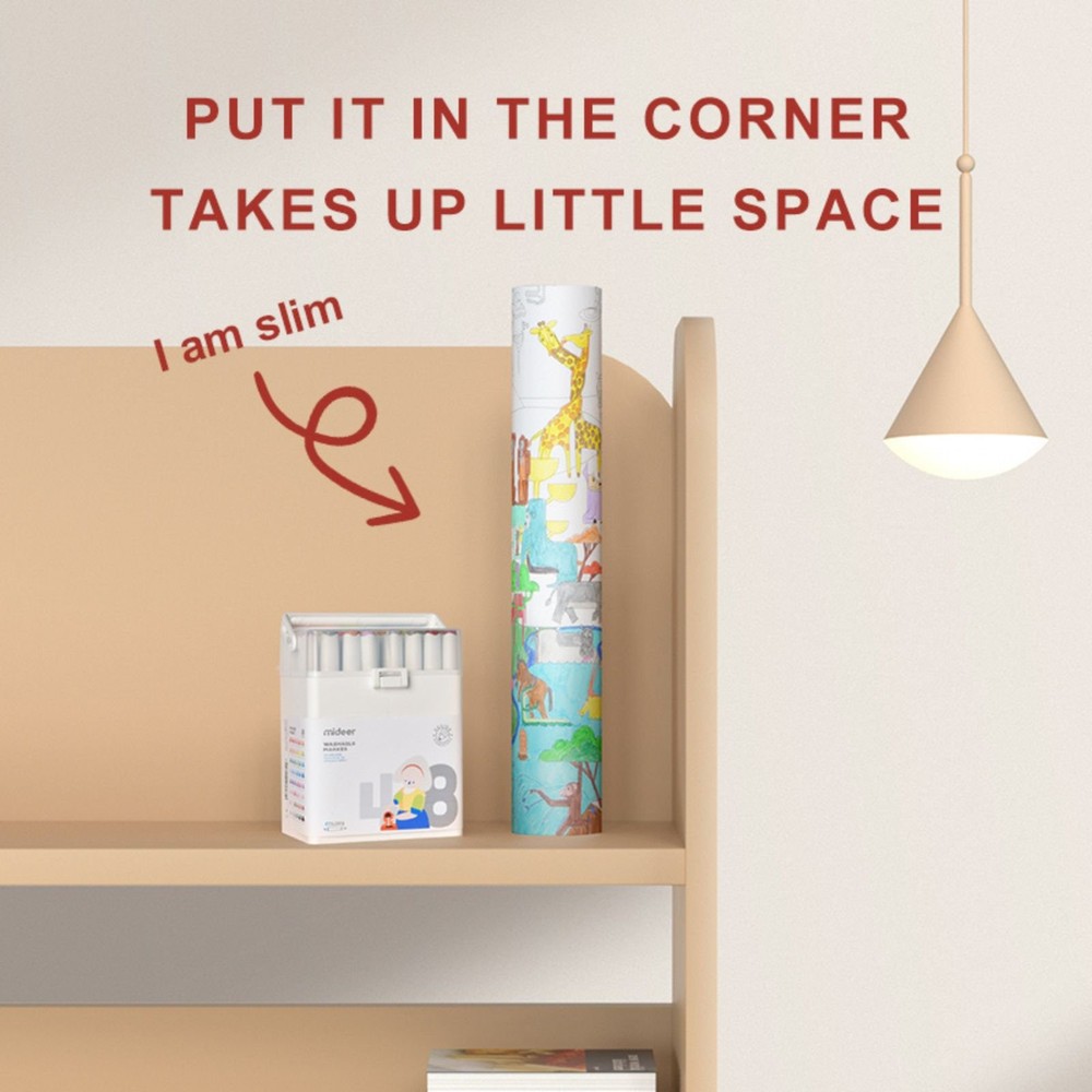 Rolă de hârtie pentru pictură și desen, 20 m x 89 cm, 3 ani+ 3