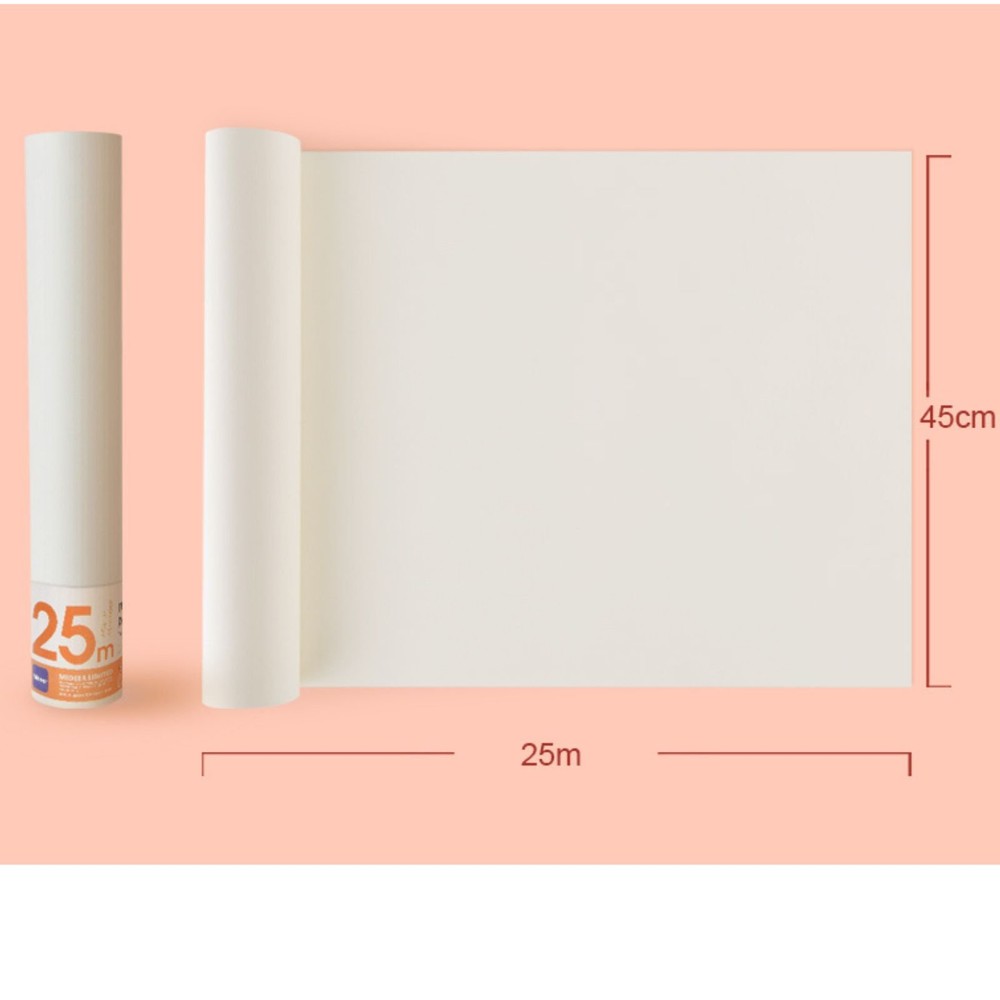 Rolă de hârtie pentru pictură și desen, 25 m, 3 ani+ 11