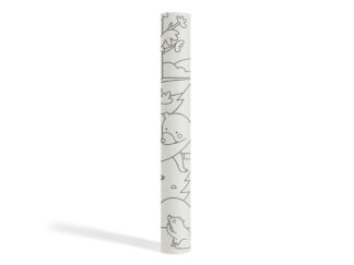 Rolă hârtie desene de colorat tematică grădină Zoo 4 m lungime, cu adeziv