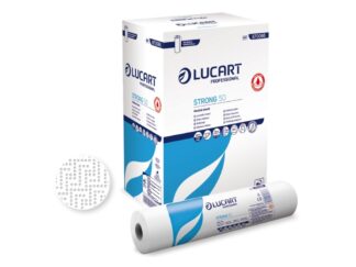 Rolă medicală Lucart Strong 50, 2 str, albă, 50cmx50m