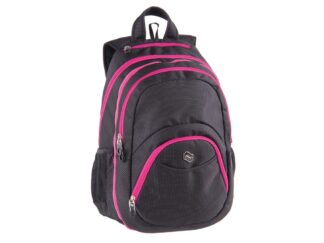 Rucsac 2 în 1 Teens Pink Black Dot