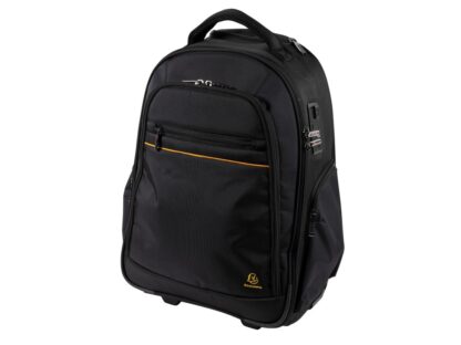 Rucsac laptop 15,6" Exactive Exabusiness cu roți și mâner telescopic Exacompta 18634E, negru 2