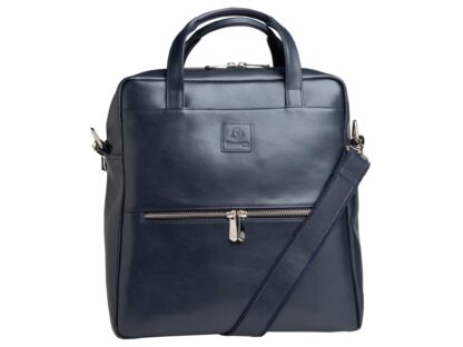 Rucsac din piele laptop 14" Exactive Lady Exacompta 17237E, bleumarin 2