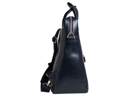 Rucsac din piele laptop 14" Exactive Lady Exacompta 17237E, bleumarin 4
