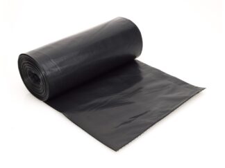 Saci menajeri 60 L 20 buc/rolă negru
