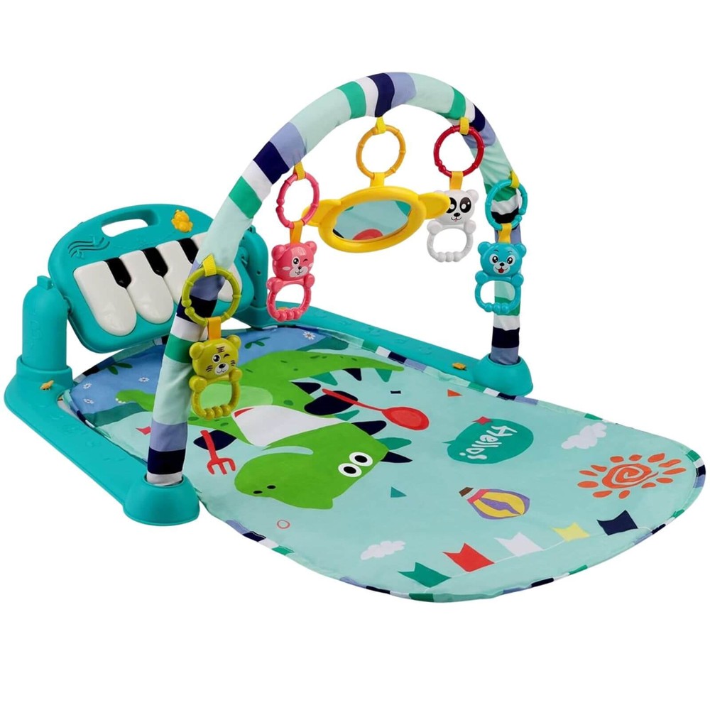 Saltea cu Pian, Oglindă, Centru Activități Bebeluși, Sunete, Lumini și Jucării Zornăitoare, 0 luni+ 9